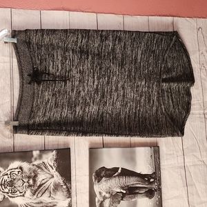 Joe Fresh active sweater skirt hi low hem